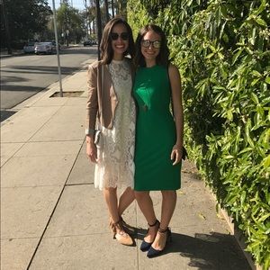 CK Vibrant Green Pencil Dress